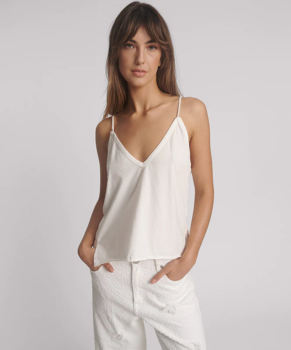 One Teaspoon - Deep V Front Singlet - White Dynamic Women's High - energy Dynamic Women's High - energy