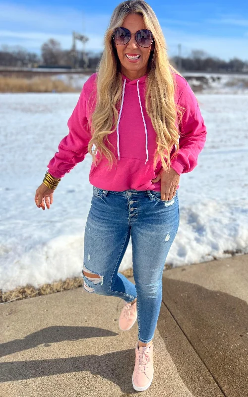 So Soft So Comfy Basic Hoodie** - Final Sale Sophisticated Women's Tailored