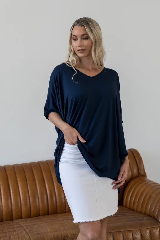 Hi Low Miracle Top | Navy Practical Women's Quick - dry Practical Women's Quick - dry Hi Low Miracle Top | Navy Practical Women's Quick - dry Practical Women's Quick - dry